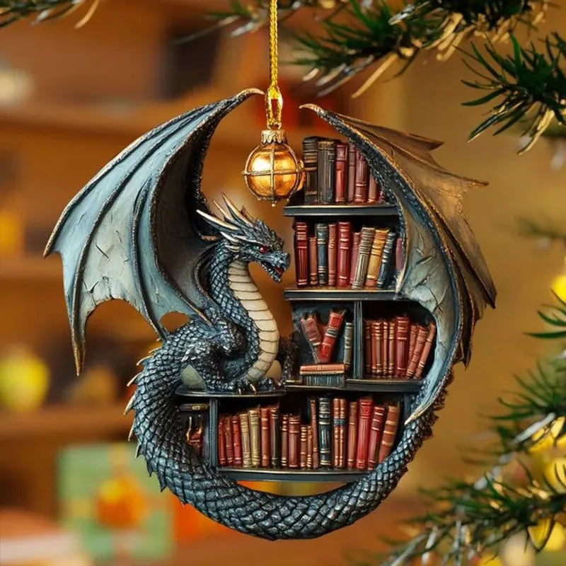 🎄2024 Christmas Gift 50% Off--Acrylic Colorful Dragon Suncatcher Ornament